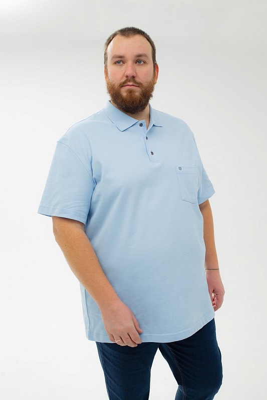 Мужская футболка-поло большого размера, арт 50130/8