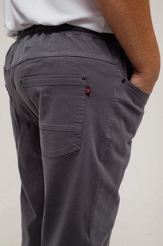 Мужские джинсы с круговой резинкой большого размера, арт 9175/2