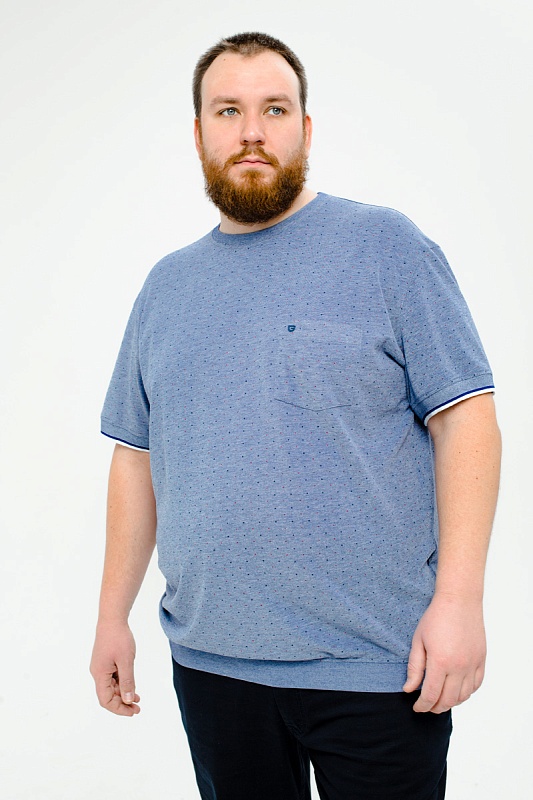 Футболка мужская мужская больших размеров, арт 40404 