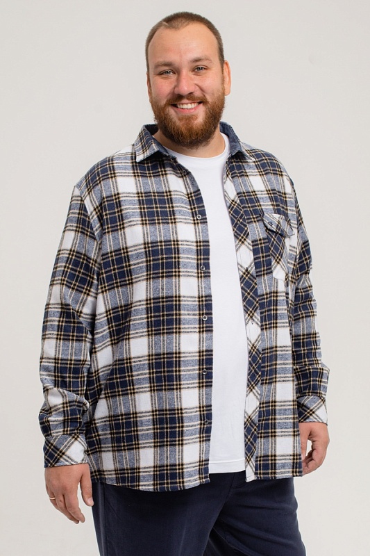 Рубашка мужская большого размера, арт 20229/4