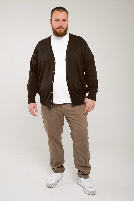 Кардиган мужской мужской большого размера, арт 3279/18
