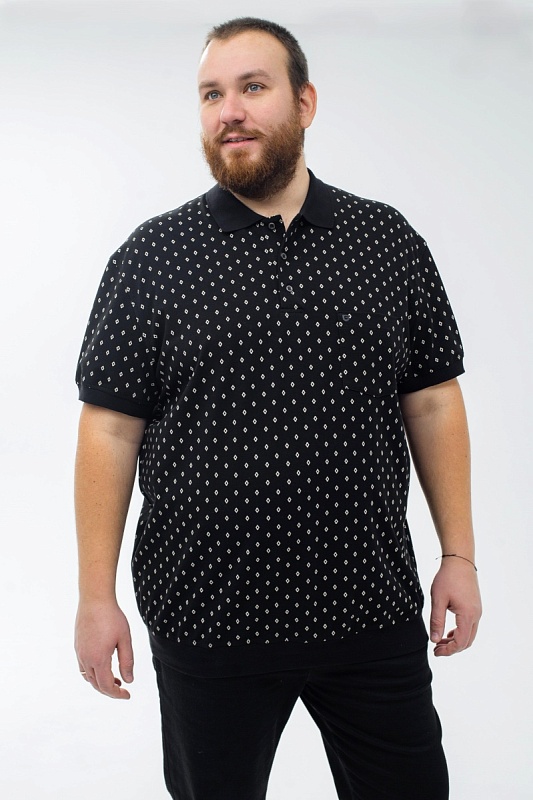 Мужская футболка-поло большого размера, арт 50291/7