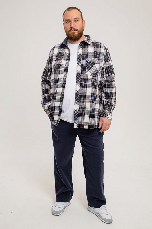 Мужские джинсы с круговой резинкой большого размера, арт 9175/4