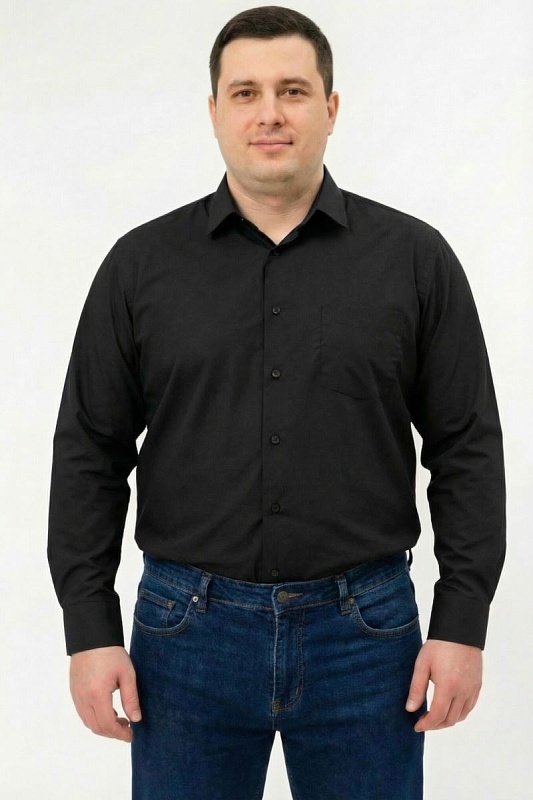 Мужская сорочка мужская большого размера, арт 502Б-09