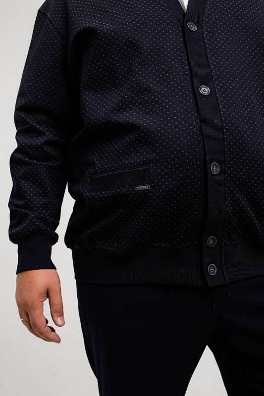 Кардиган мужской мужской большого размера, арт 60229/1