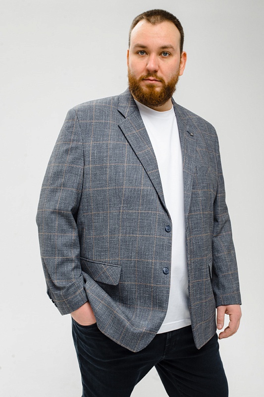 Мужской пиджак большого размера, арт 21131/6