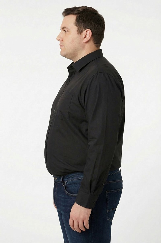 Мужская сорочка мужская большого размера, арт 502Б-09