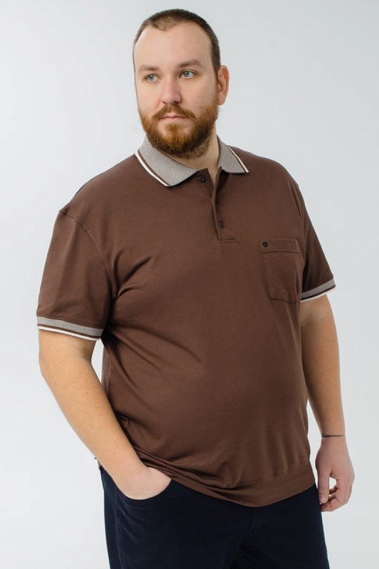 Мужская футболка-поло большого размера, арт 50330/18