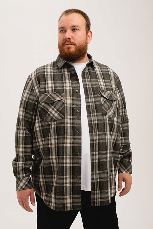 Рубашка  мужская большого размера, арт 20222/3