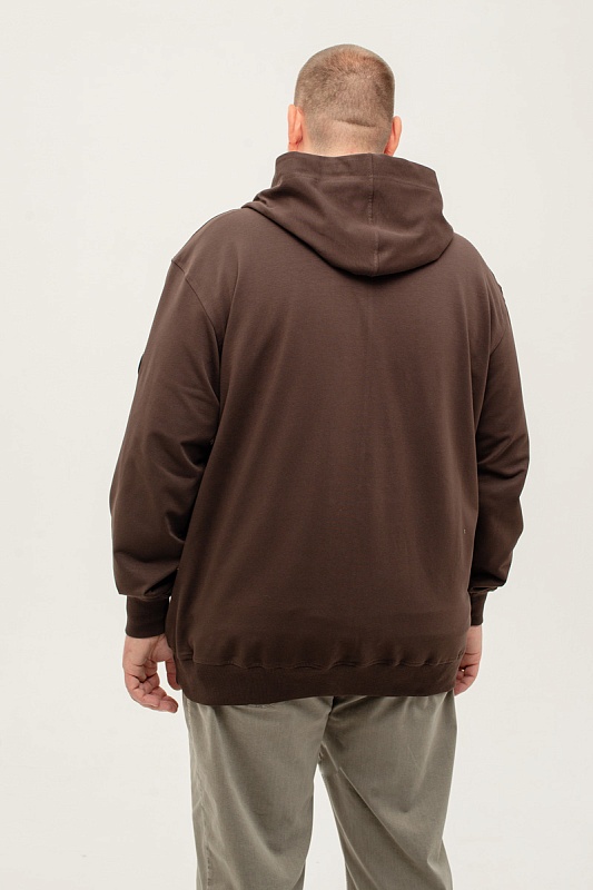 Толстовка 60285/18 коричневый