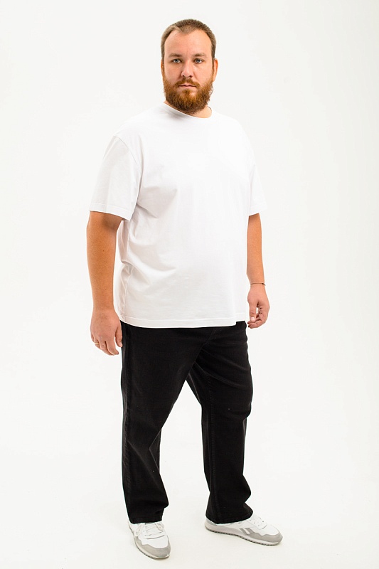 Мужские джинсы с круговой резинкой большого размера, арт 9146/2