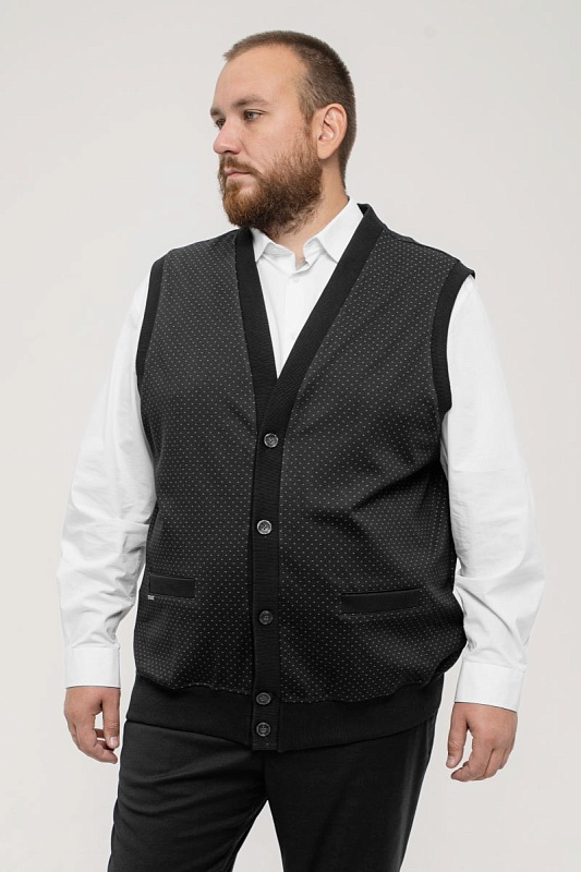 Жилет мужской мужской большого размера, арт 2229