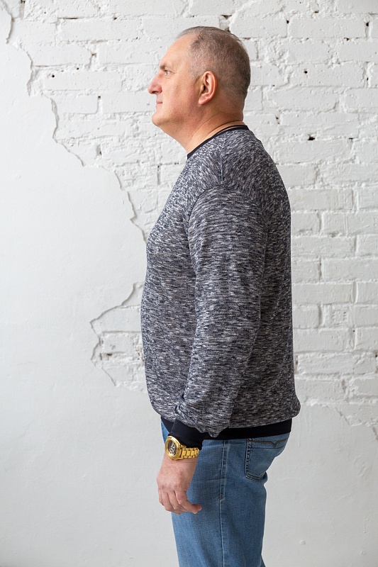 Джемпер мужской большого размера, арт 40300 