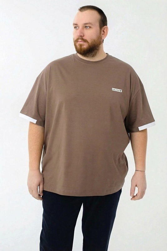 Футболка мужская мужская больших размеров, арт 40430/4 