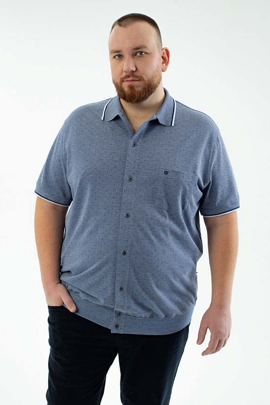 Рубашка мужская большого размера, арт 20225