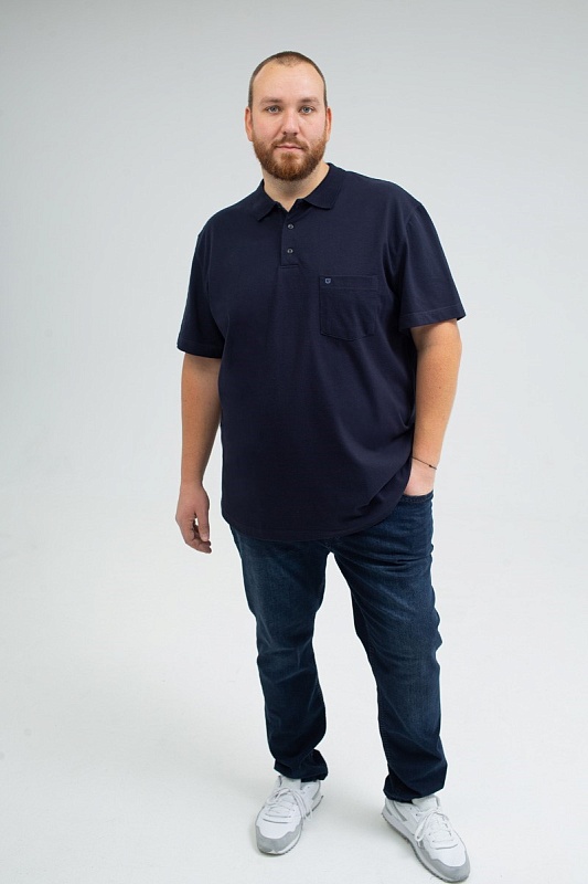 Мужская футболка-поло большого размера, арт 50130/4