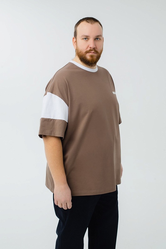 Футболка мужская мужская больших размеров, арт 40431/4 