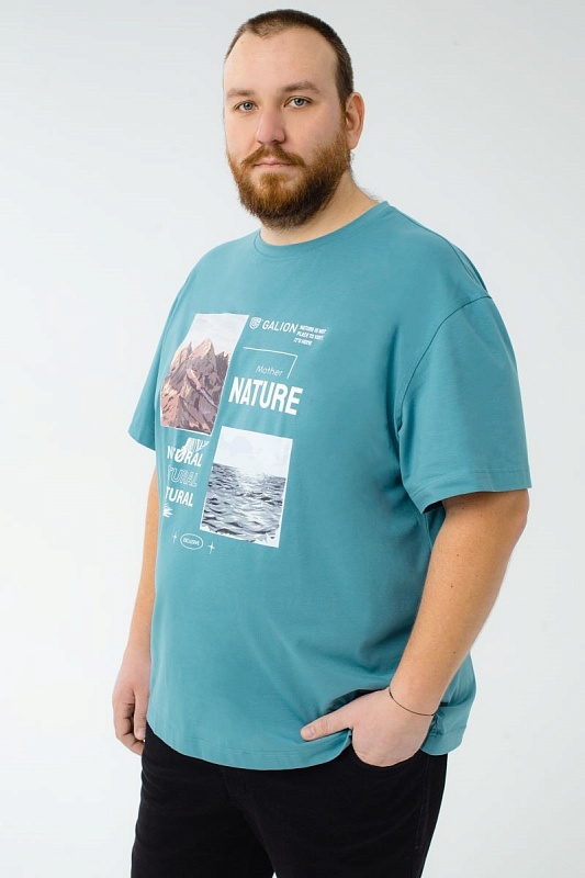 Футболка мужская мужская больших размеров, арт 4080/35/72 