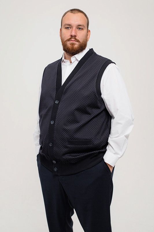 Жилет мужской мужской большого размера, арт 2229/1 