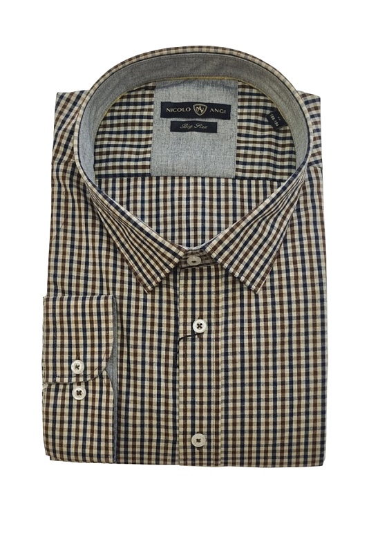 Мужская сорочка мужская большого размера, арт 22-56-02