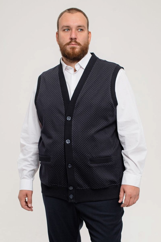 Жилет мужской мужской большого размера, арт 2229/1 