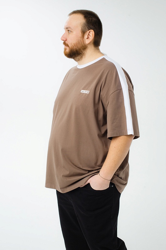 Футболка мужская мужская больших размеров, арт 40432/4 