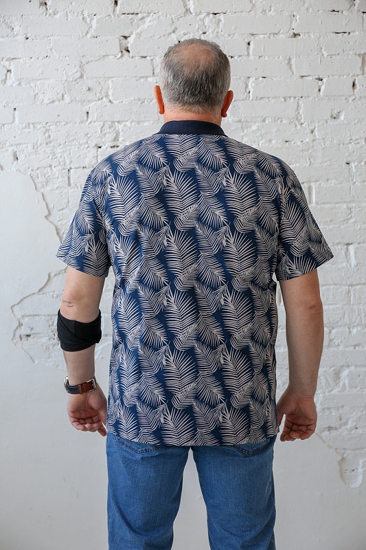 Мужская футболка-поло большого размера, арт 50267