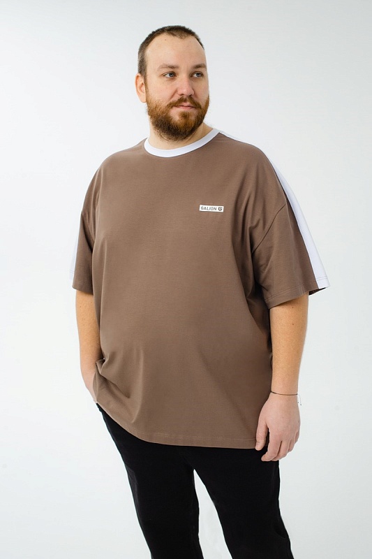 Футболка мужская мужская больших размеров, арт 40432/4 