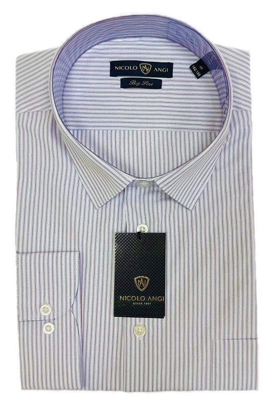 Мужская сорочка мужская большого размера, арт 2458Б-04