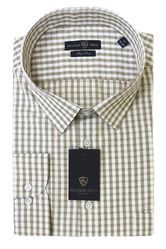 Мужская сорочка мужская большого размера, арт 2456Б-05