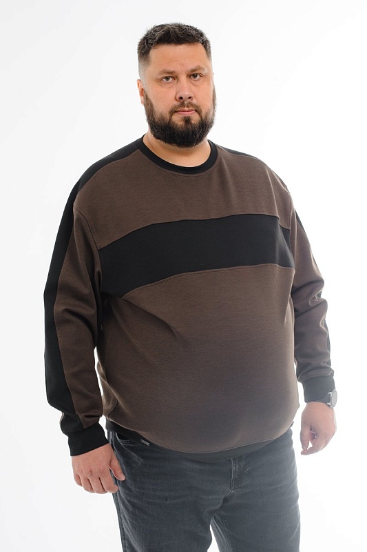 Джемпер мужской мужской большого размера, арт 40389/2