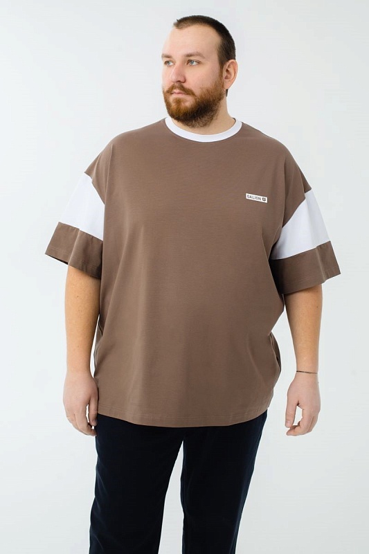 Футболка мужская мужская больших размеров, арт 40431/4 