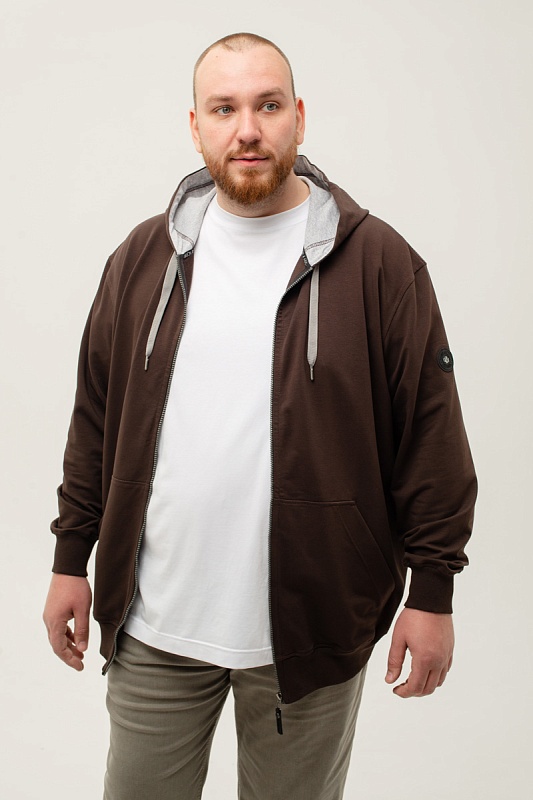 Толстовка 60285/18 коричневый
