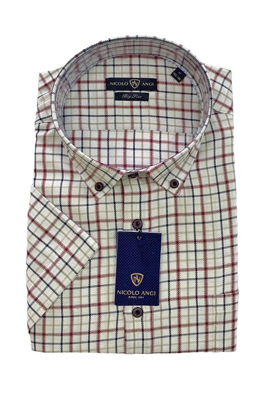 Мужская сорочка мужская большого размера, арт 2304Б-02