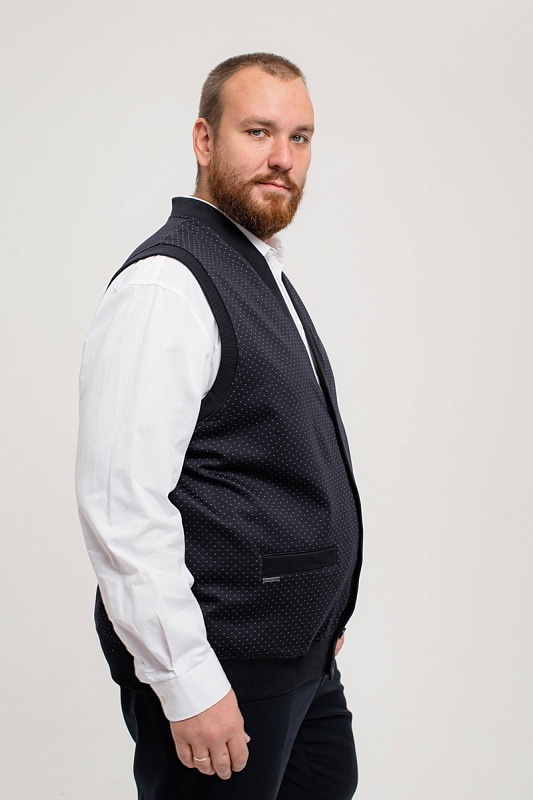 Жилет мужской мужской большого размера, арт 2229/1 