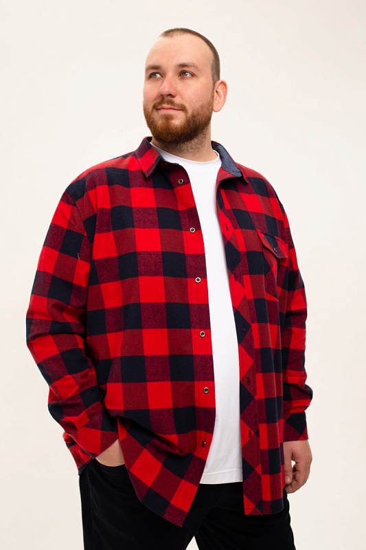 Рубашка мужская большого размера, арт 20229/1