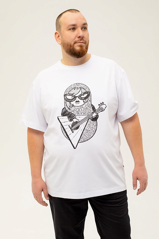 Футболка мужская мужская больших размеров, арт 4080/14/59 