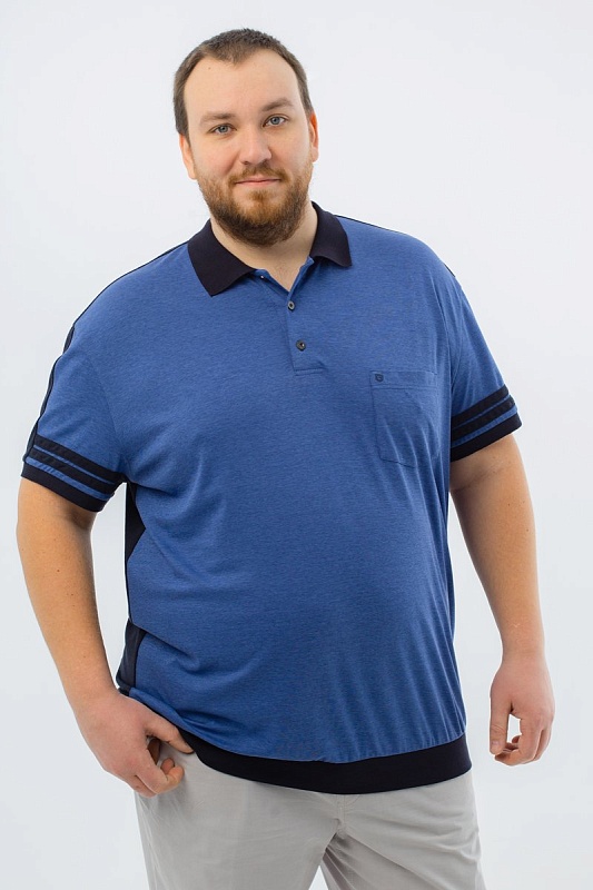 Мужская футболка-поло большого размера, арт 50304/2
