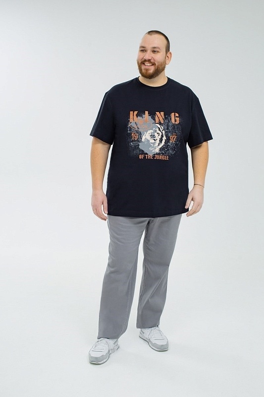 Футболка мужская мужская больших размеров, арт 4080/1/69 