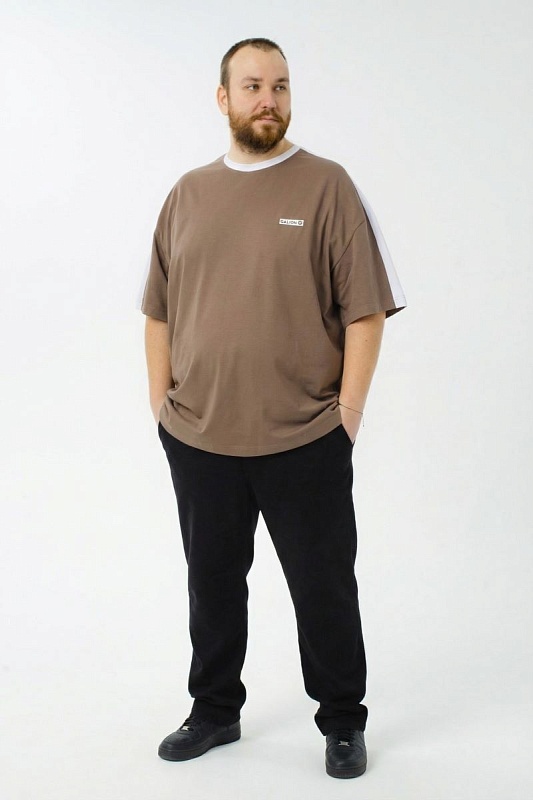 Футболка мужская мужская больших размеров, арт 40432/4 