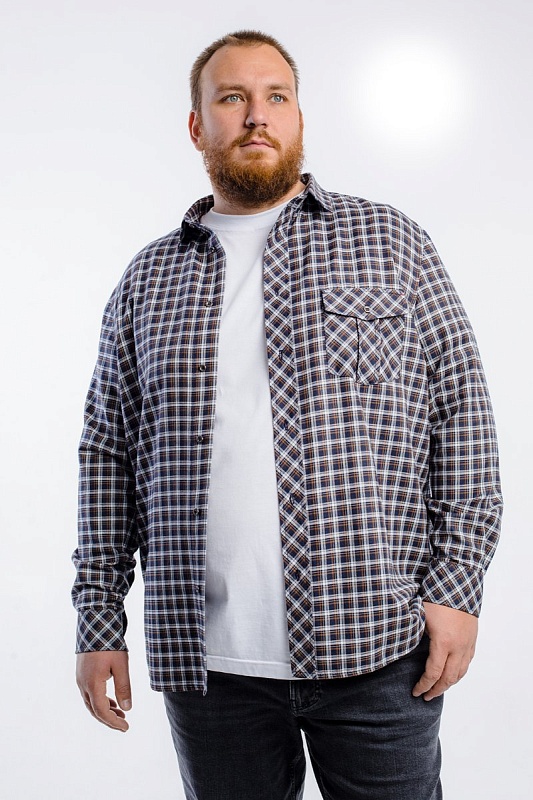 Рубашка мужская большого размера, арт 20208/3