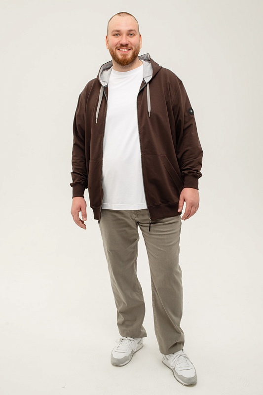 Толстовка 60285/18 коричневый