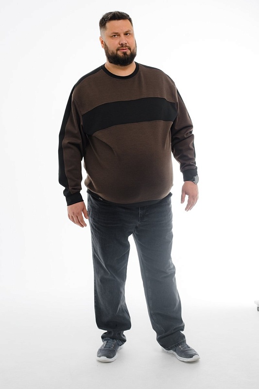 Джемпер мужской мужской большого размера, арт 40389/2