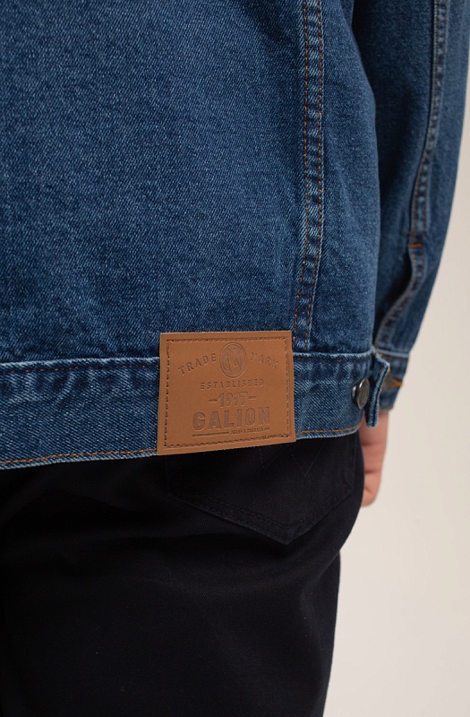 Мужская джинсовая куртка большого размера, арт 25190/1