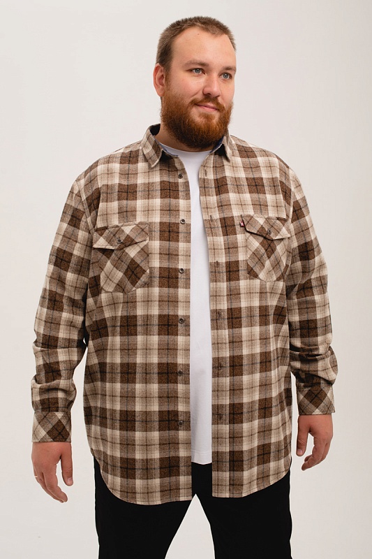 Рубашка  мужская большого размера, арт 20222/2