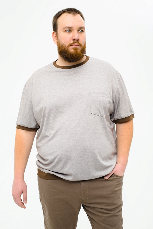 Футболка мужская мужская больших размеров, арт 40401/59 