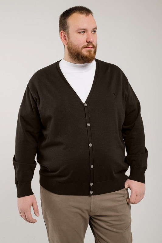 Кардиган мужской мужской большого размера, арт 3279/18