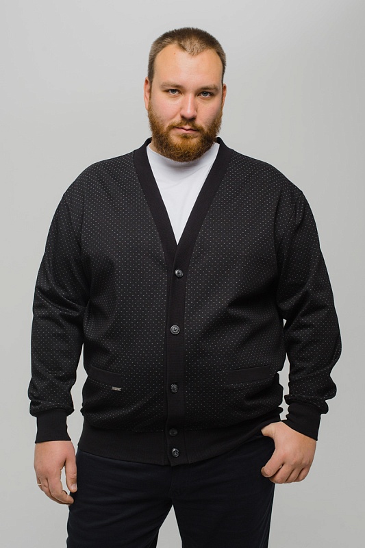 Кардиган мужской мужской большого размера, арт 60229