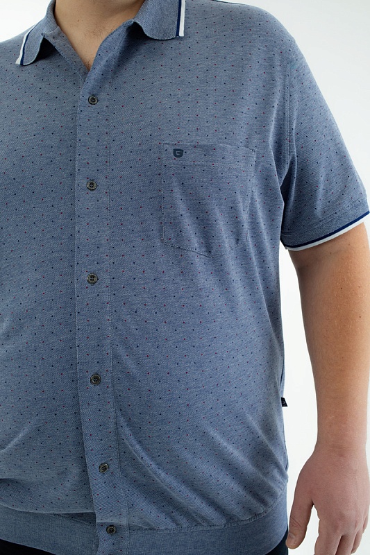 Рубашка мужская большого размера, арт 20225